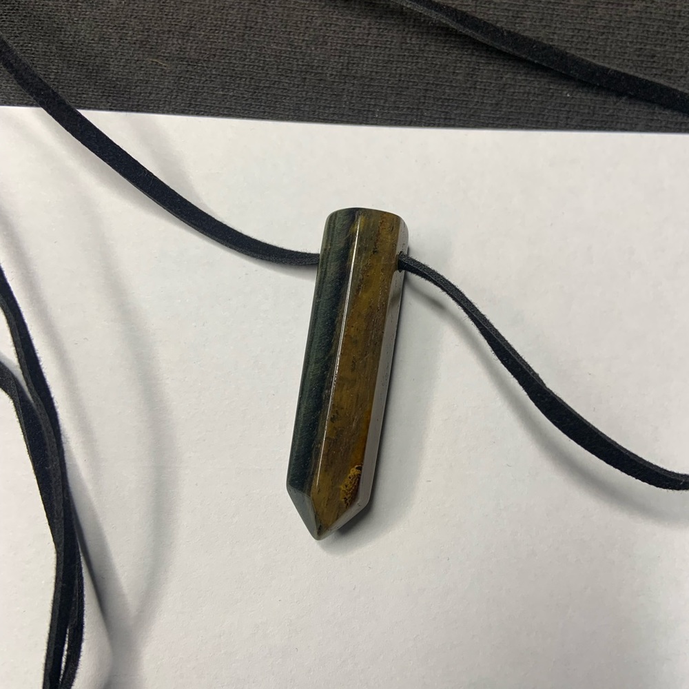 Tigers eye tower pendant
